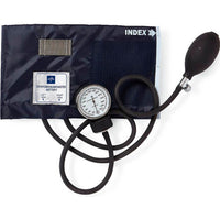 Medline MDS9380 Handheld Aneroid Sphygmomanometer, Adult Cuff, Blue