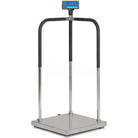 Brecknell MS140-300 Portable Medical Electronic Physician Scale, 660lb x 0.2lb, 20-1/2" x 20-1/2"