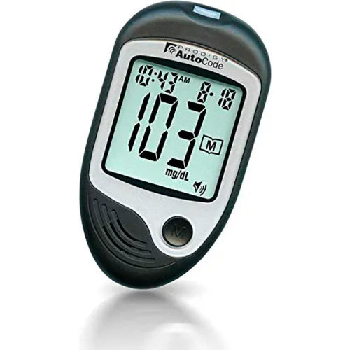 Prodigy® AutoCode® Talking Blood Glucose Monitoring System Kit, Black ...