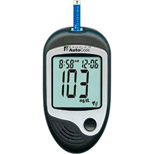Prodigy® AutoCode® Talking Blood Glucose Monitoring System Kit, Black ...