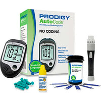 Prodigy® AutoCode® Talking Blood Glucose Monitoring System Kit, Black