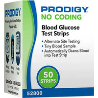 Prodigy® No Coding Blood Glucose Test Strips, 50 Count