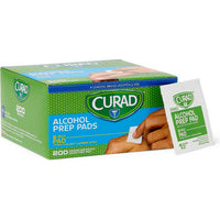 Curad® Sterile Alcohol Prep Pads, Medium, 2-Ply, 200/Box