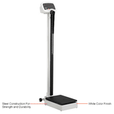 Global Industrial™ Digital Physician Scale w/ Height Rod, 600 Lb Capacity, 10-5/8"L x 14-3/4"W