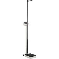 Global Industrial™ Digital Physician Scale w/ Height Rod, 600 Lb Capacity, 10-5/8"L x 14-3/4"W