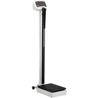 Global Industrial™ Digital Physician Scale w/ Height Rod, 600 Lb Capacity, 10-5/8"L x 14-3/4"W