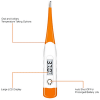 Flex-Tip Oral Digital Stick Thermometer, Orange