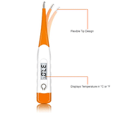 Flex-Tip Oral Digital Stick Thermometer, Orange