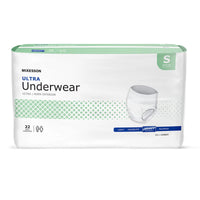 Unisex Adult Absorbent Underwear, McKesson, Ultra, Pull On with Tear Away Seams, Disposable, Heavy Absorbency