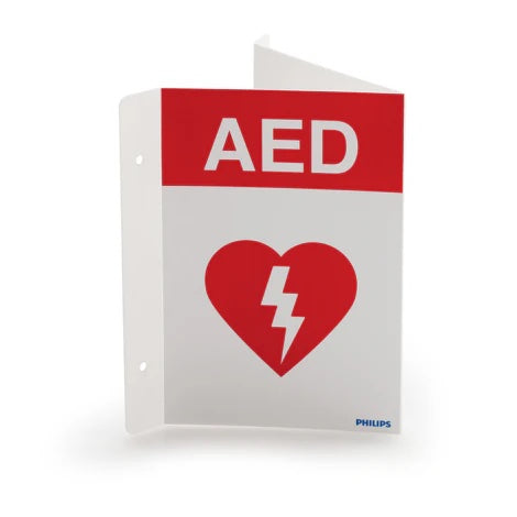 Door / Wall Sign, First Aid Sign, Philips® AED