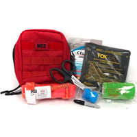 Celox BioLogistex BTKCT011 Bleeding Trauma Kit, Molle Bag, 1 CAT Tourniquet, Chest Seal