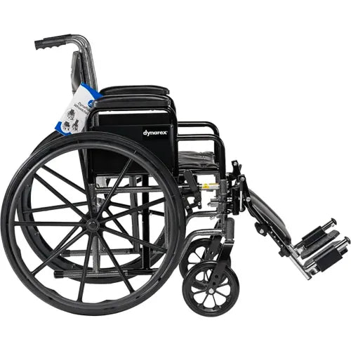Dynarex DynaRide™ S2 Wheelchair, Detachable Desk Arm & Foot Rest
