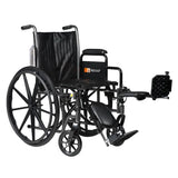 Dynarex DynaRide™ S2 Wheelchair, Detachable Desk Arm & Foot Rest