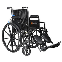 Dynarex DynaRide™ S2 Wheelchair, Detachable Desk Arm & Foot Rest